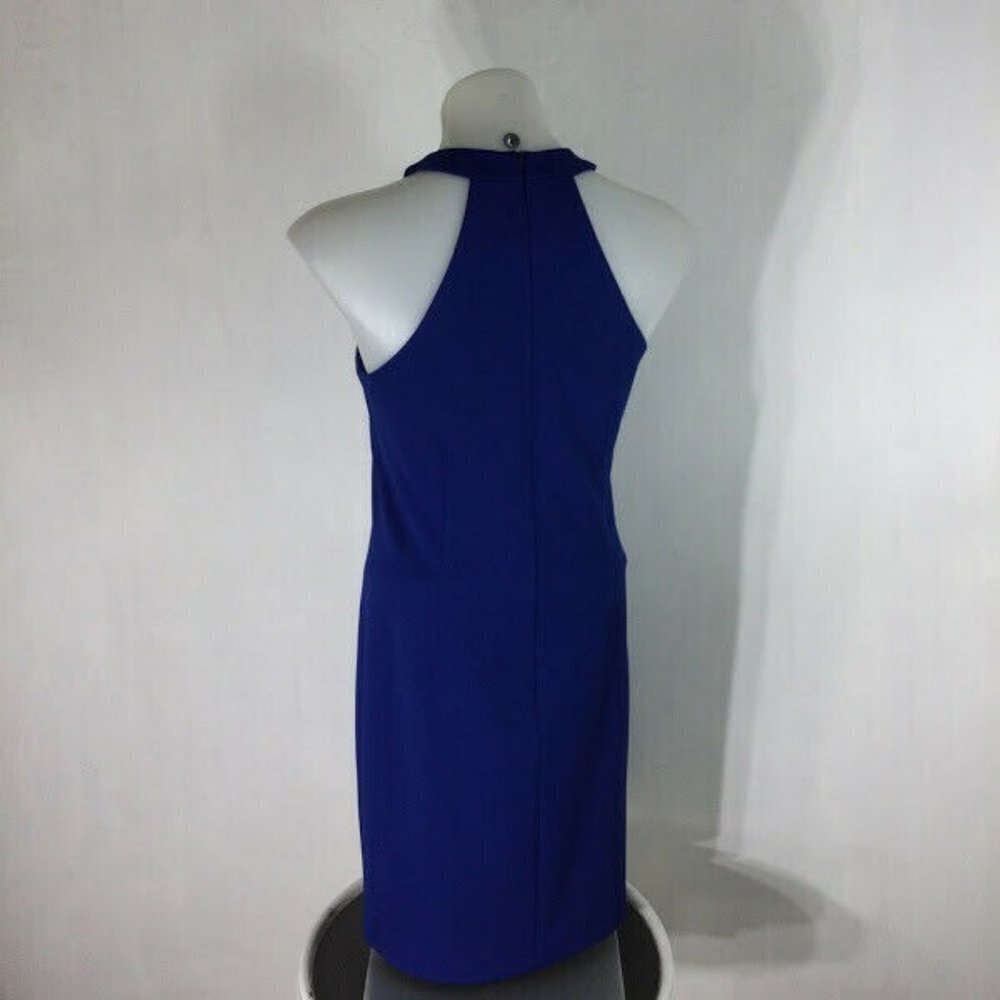 Trina by Trina Turk Royal Blue Halter Sheath Dress - Picture 12 of 12
